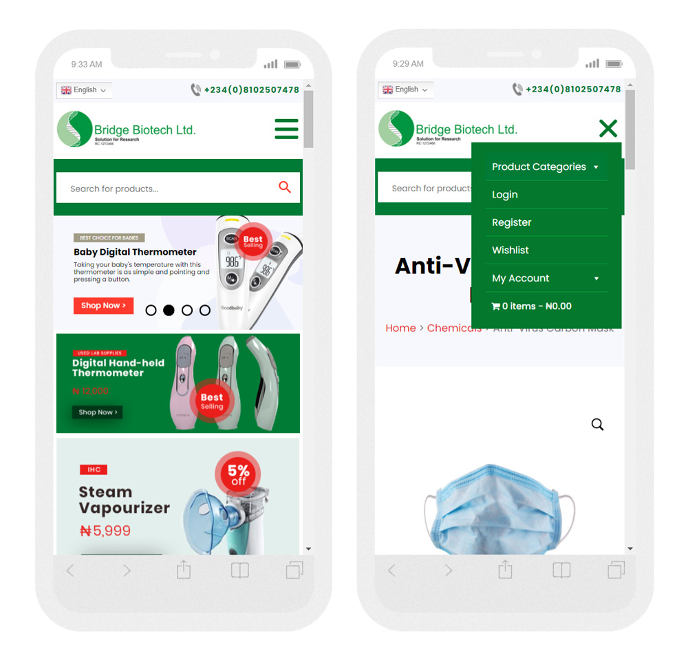 ecommerce website development