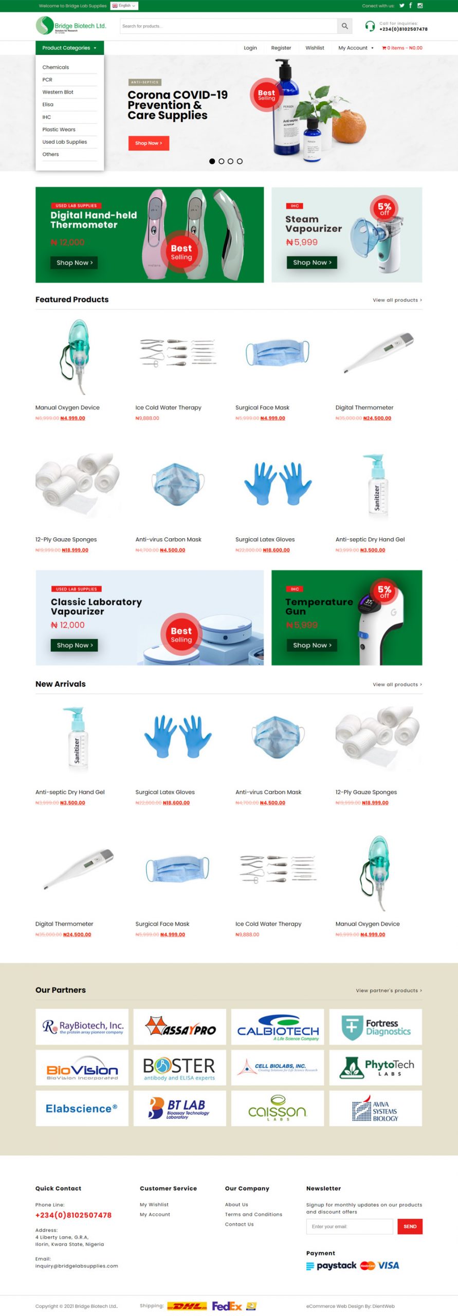 ecommerce website development